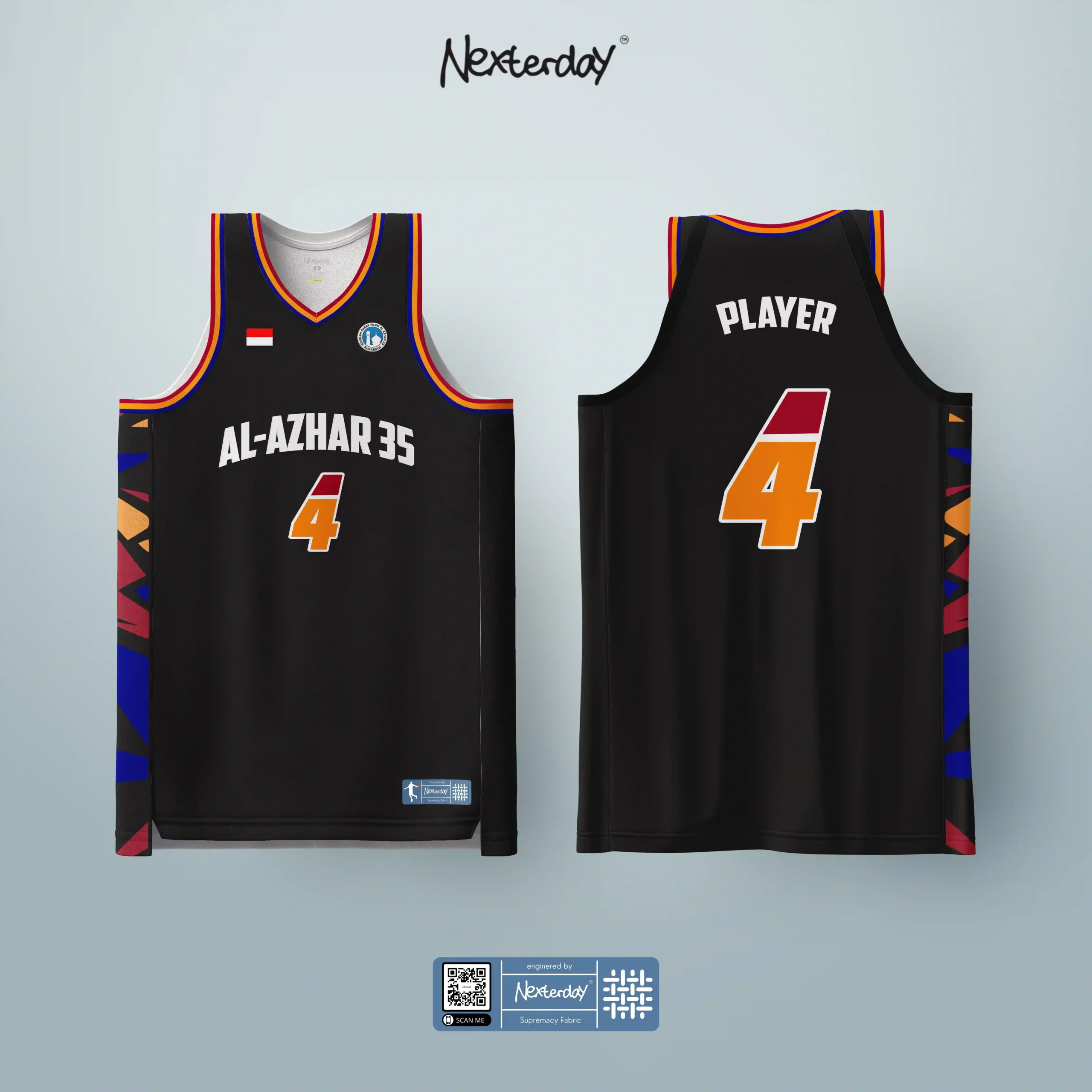 mockup 3D untuk mempermudah proses custom jersey basket