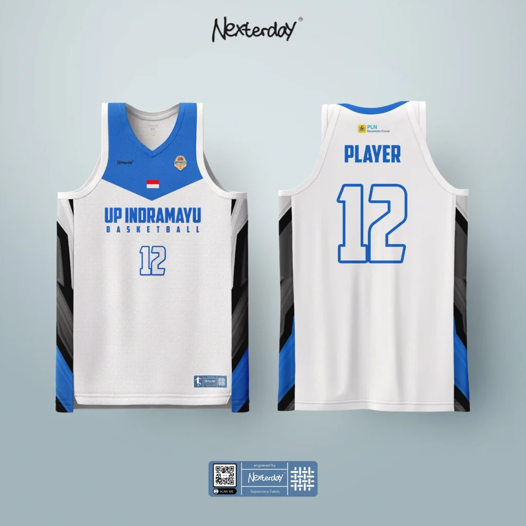 Desain mockup 3D jersey basket realistis gratis.